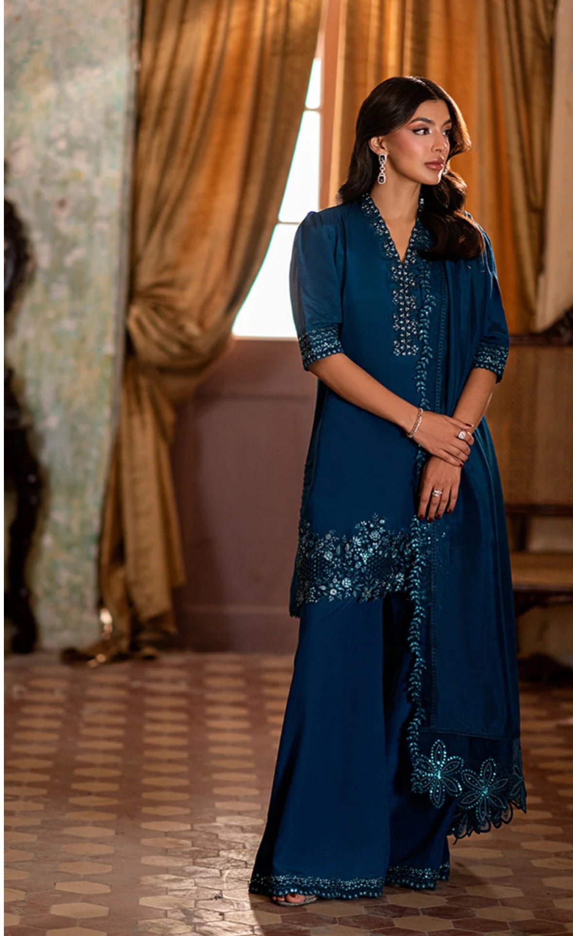 Azure Eid Vogue’26 - Sylvan Silk (3pc)