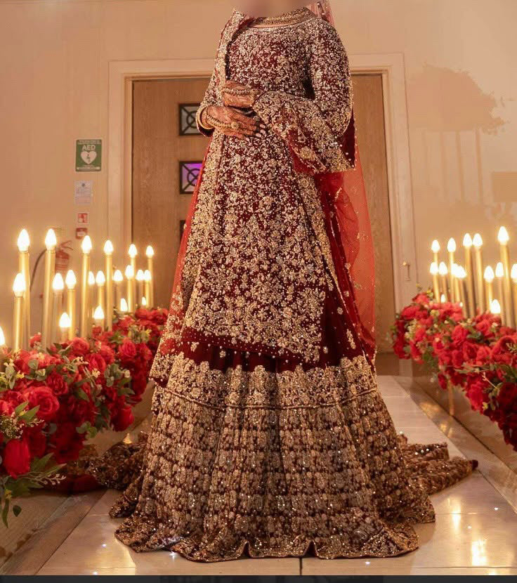 Luxury Bridal Lehenga♥️