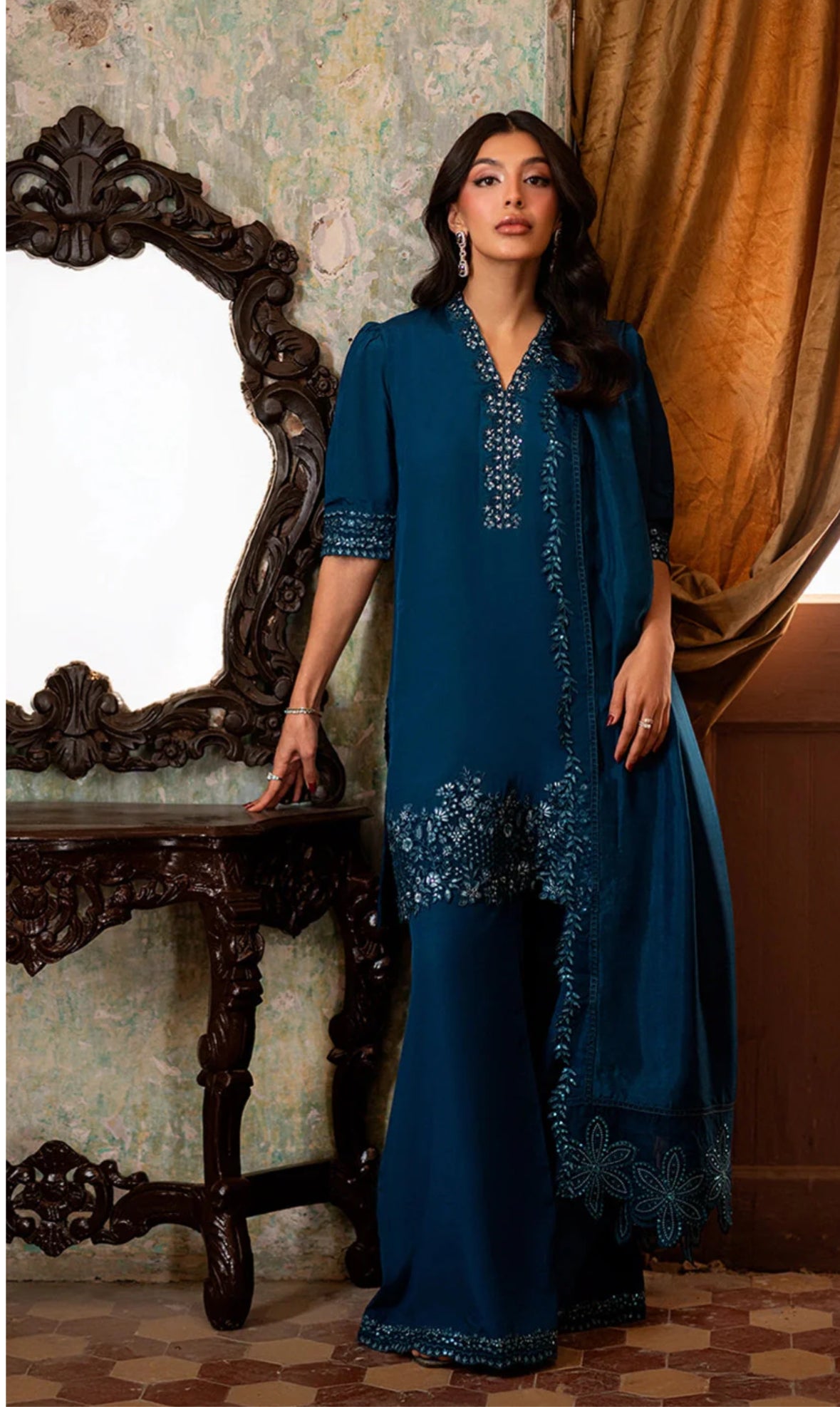 Azure Eid Vogue’26 - Sylvan Silk (3pc)