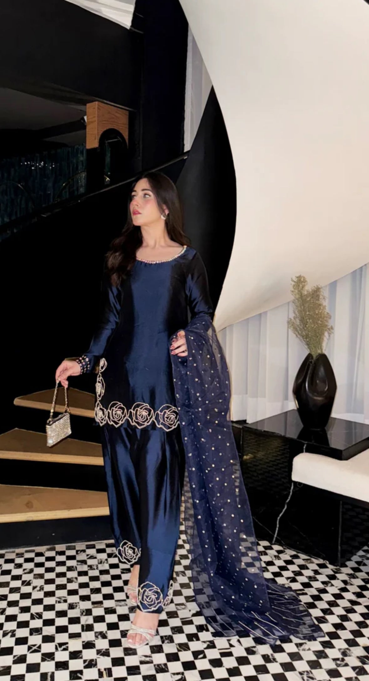 Rose Shalwar Set