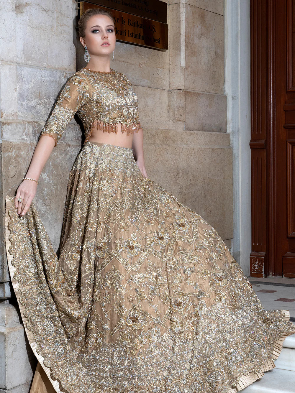Abeera Usman Designer Bridal Lehenga – Complete Set